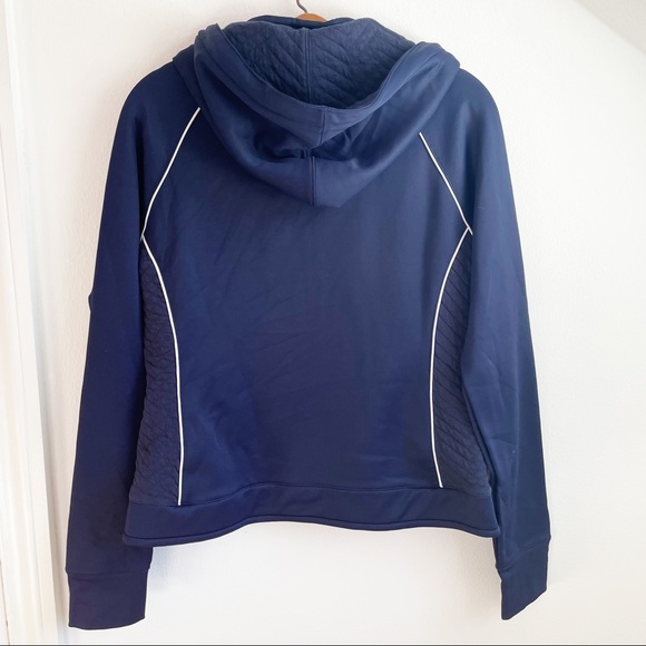 RARE Wimbledon Tennis Hooded Training Jacket Sweatshirt Midnight Size M - Picture 13 of 15